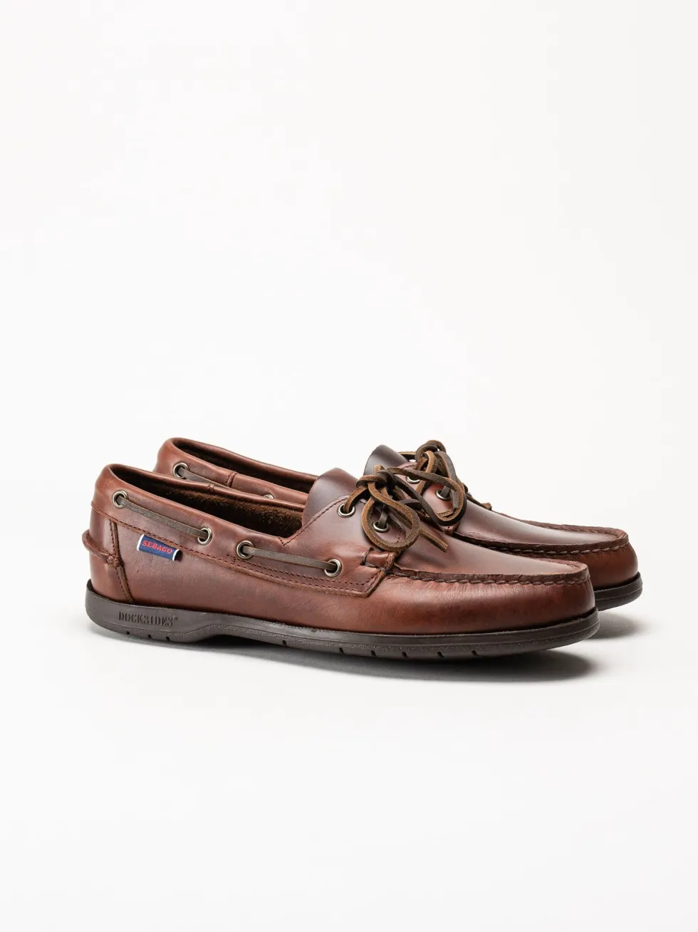 Sebago - Endeavor FGL - Mörkbruna seglarskor i skinn
