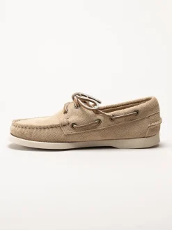 Sebago - Portland Flesh Out - Beige seglarsko i mocka