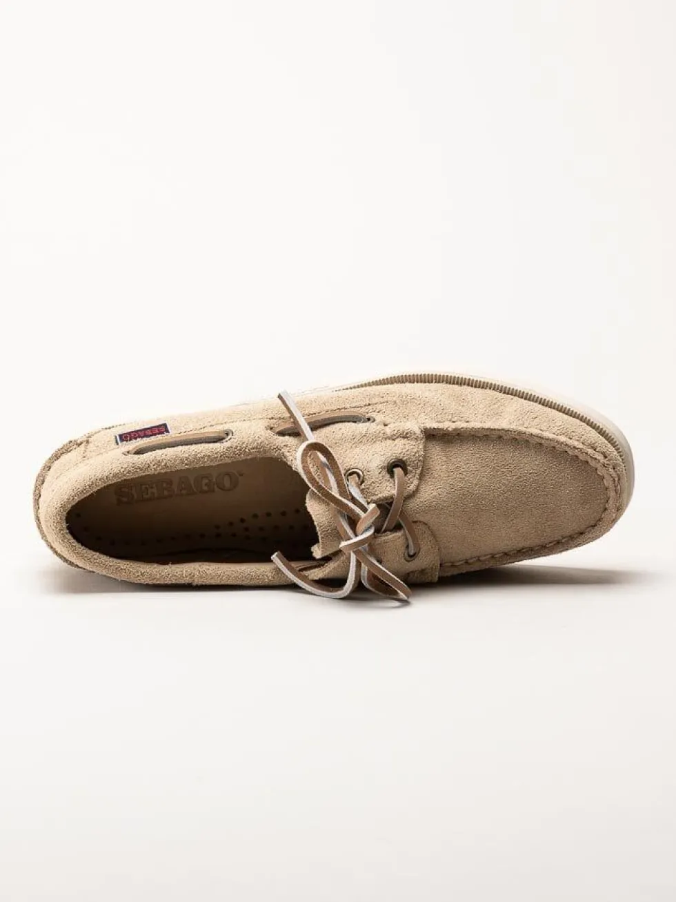Sebago - Portland Flesh Out - Beige seglarsko i mocka