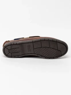 Sebago - Victory Waxy - Mörkbruna seglarskor i skinn