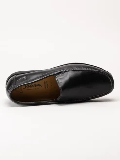 Sioux - Gion - Svarta loafers i skinn