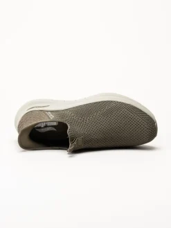 Skechers - Arch Fit 2.0 Crayn - Gröna slip-ins sneakers i mesh