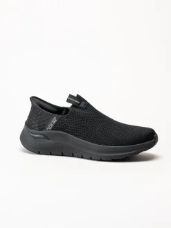 Skechers - Arch Fit 2.0 Crayn - Svarta slip-ins sneakers i mesh