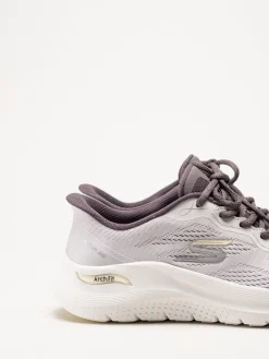 Skechers - Arch Fit 2.0 - Ljuslila slip-ins sneakers i mesh