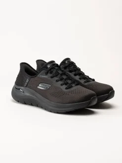 Skechers - Arch Fit 2.0 - Morning Mist - Svarta vattentäta slip-ins sportskor