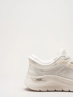 Skechers - Arch Fit 2.0 - Offwhite slip-ins sneakers i mesh
