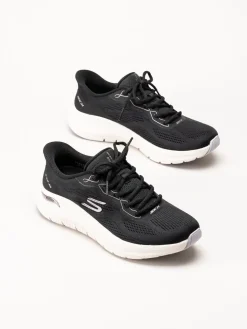 Skechers - Arch Fit 2.0 - Svarta slip-ins sneakers i mesh