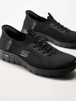 Skechers - Arch Fit Vista - Svarta slip-ins sneakers