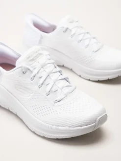Skechers - Arch Fit 2.0 - Vita slip-ins sneakers i mesh