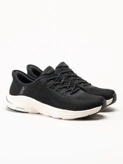 Skechers - DLux Comfort 2.0 - Svarta slip-ins sneakers