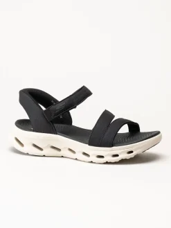 Skechers - Glide Step 2 - Svarta sandaler