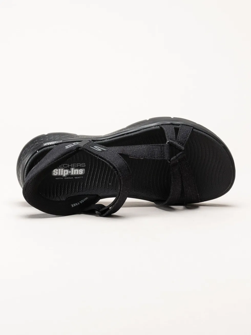 Skechers - Go Walk Flex Sandal - Svarta slip in sandaler