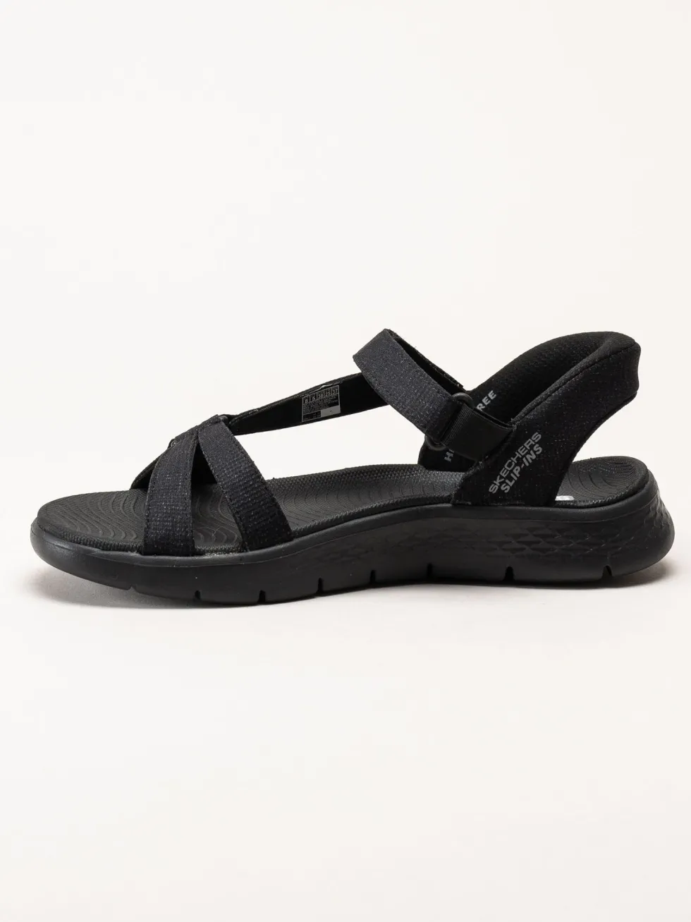 Skechers - Go Walk Flex Sandal - Svarta slip in sandaler