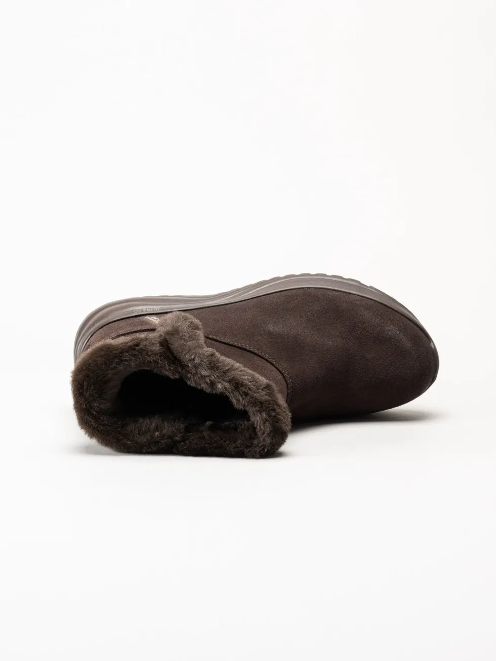 Skechers - On-The-Go Stellar - Mörkbruna boots i mocka