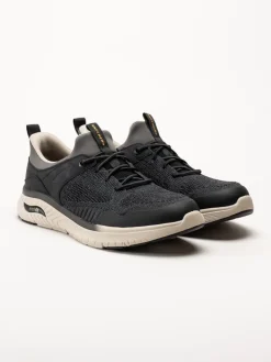 Skechers - Relaxed fit - Svarta slip-ins sneakers i mesh