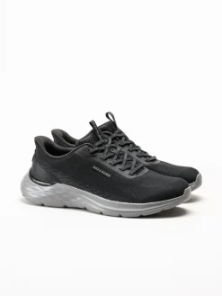 Skechers - Slip-Ins Garner - Svarta slip-ins sneakers i mesh