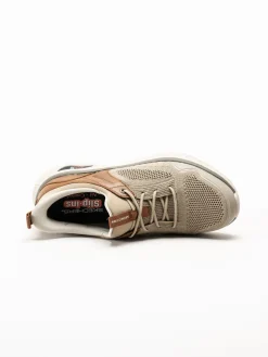 Skechers - Slip-Ins Relaxed Fit - Beige slip-ins sneakers i mesh