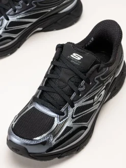 Skechers - Slip-Ins Stamina Sport - Svarta slip-ins sportskor