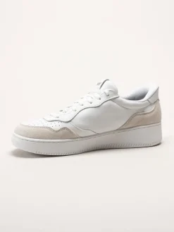 Skechers - Sport Court 2.0 - Konor - Vita sneakers i skinn