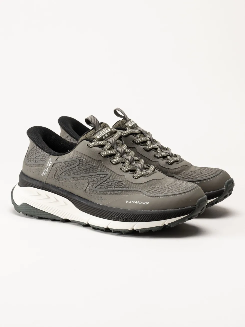 Skechers - Switch Back - Mist - Olivgröna sportskor