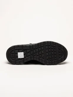 Skechers - Uno Glide Step - Svarta slip-ins sneakers i mesh