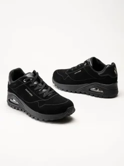 Skechers - UNO Rugged Chillproof - Svarta sneakers i mocka