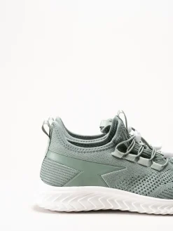 Soft Comfort - Heliett - Gröna sneakers i stickad textil