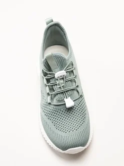 Soft Comfort - Heliett - Gröna sneakers i stickad textil