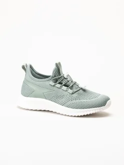 Soft Comfort - Heliett - Gröna sneakers i stickad textil