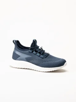 Soft Comfort - Heliett - Mörkblå sneakers i stickad textil