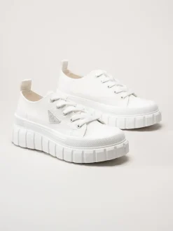 S.Oliver - Vita chunky sneakers i textil
