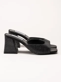 Steve Madden - Glowing-R - Svarta mules med strass