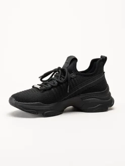 Steve Madden - Mac-E - Svarta chunky sneakers i textil