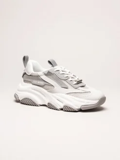 Steve Madden - Possession-E - Gråvita chunky sneakers