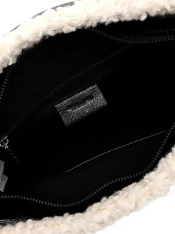 Tamaris bags - Gitta City Shopper M - Svart handväska i blank struktur