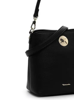 Tamaris bags - Gladis Pouch S - Svart handväska i mjuk PU med struktur