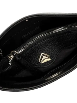 Tamaris bags - Gladis Pouch S - Svart handväska i mjuk PU med struktur