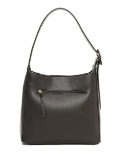 Tamaris bags - Gunda Pouch M - Mörkbrun stilren minimalistisk väska - två i en