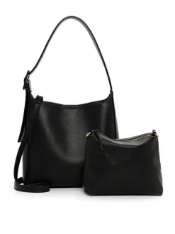 Tamaris bags - Gunda Pouch M - Svart stilren minimalistisk väska, två i en