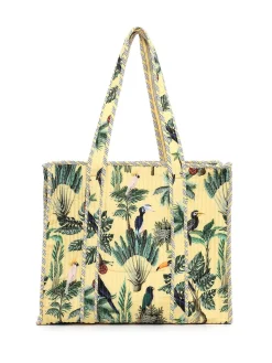 Tamaris Bags - Karolina Cityshopper L - Gul väska med vackert mönster
