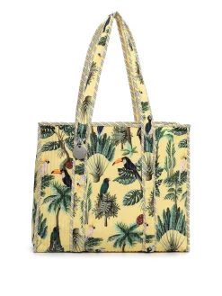 Tamaris Bags - Karolina Cityshopper L - Gul väska med vackert mönster