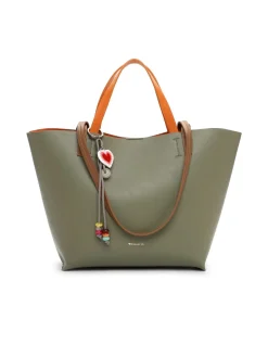 Tamaris Bags - Keshia Cityshopper L - Grön minimalistisk stor väska - två i en