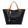 Tamaris Bags - Keshia Cityshopper L - Mörkblå minimalistisk stor väska - två i en