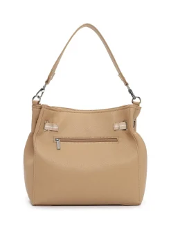 Tamaris Bags - Kirima SC handbag M - Beige medium handväska i mjuk skinnimitation
