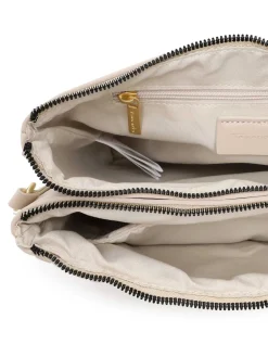 Tamaris Bags - Krister handbag M with zipper - Ljusbeige mediumhandväska med flätning