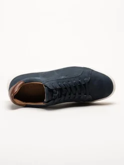 Tamaris Men - Blå sneakers i nubuck
