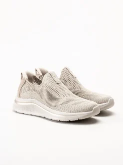 Tamaris Wide - Beige sneakers i mesh