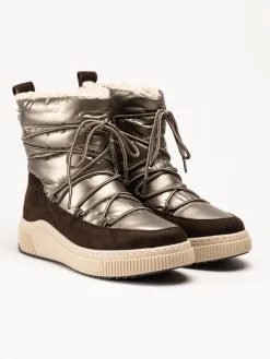 Tamaris Wide - Bruna varmfodrade boots