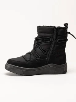 Tamaris Wide - Svarta varmfodrade boots