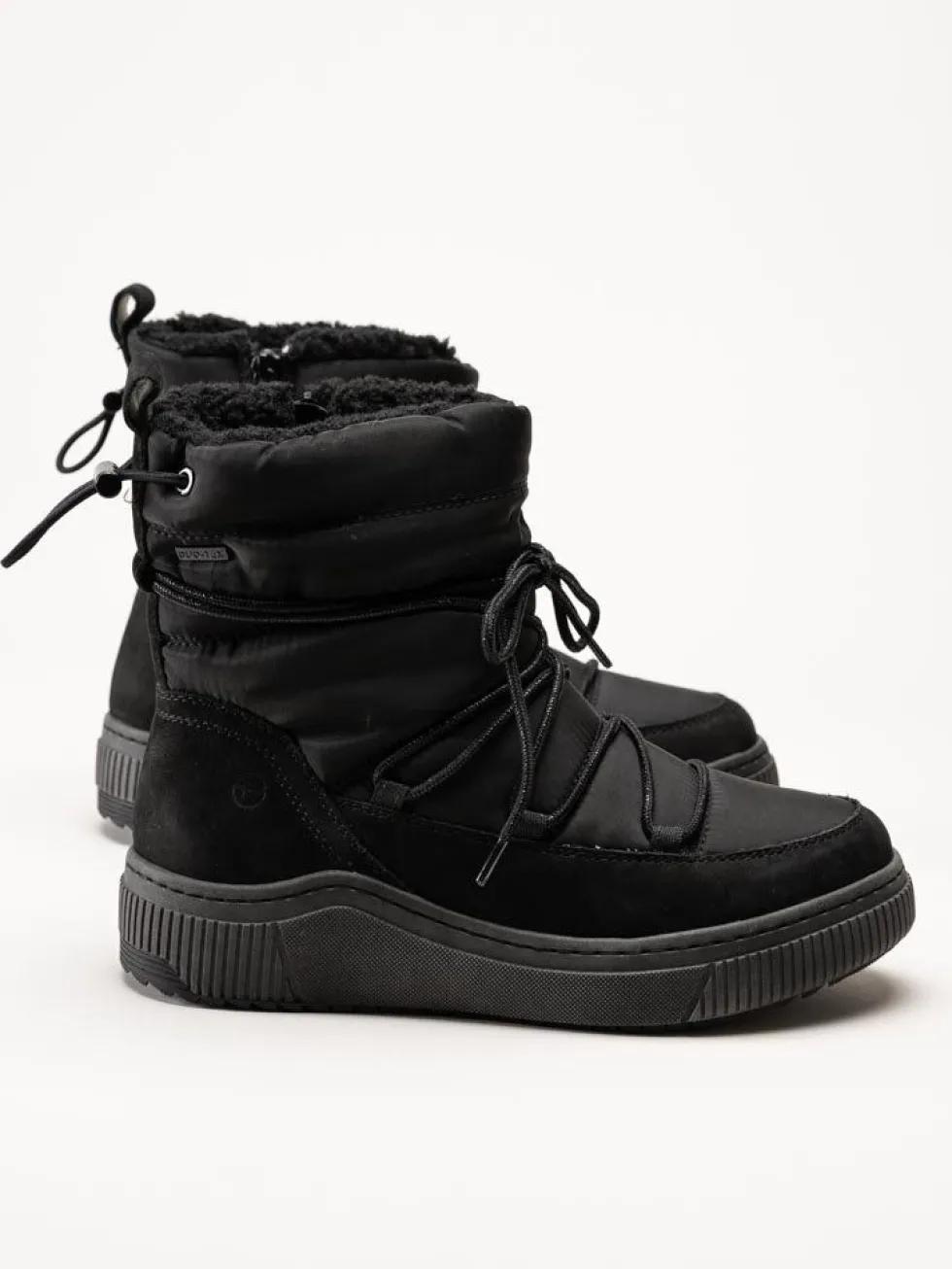 Tamaris Wide - Svarta varmfodrade boots